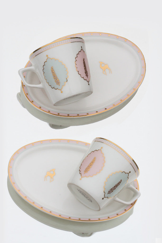 Vayu Copa Plato Set of 4 (2 Cups & 2 Saucers)