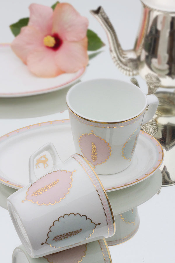 Vayu Copa Plato Set of 4 (2 Cups & 2 Saucers)