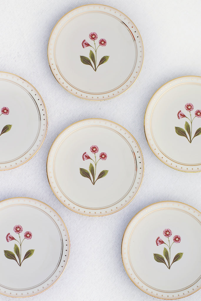 Zahra Tea Plates - 6Pcs