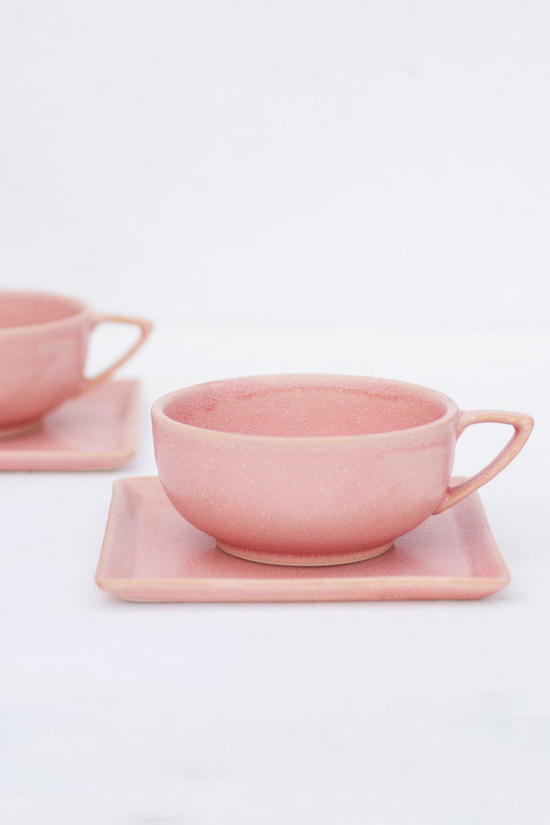 Cozy Coral Soup Set (Set of 2)