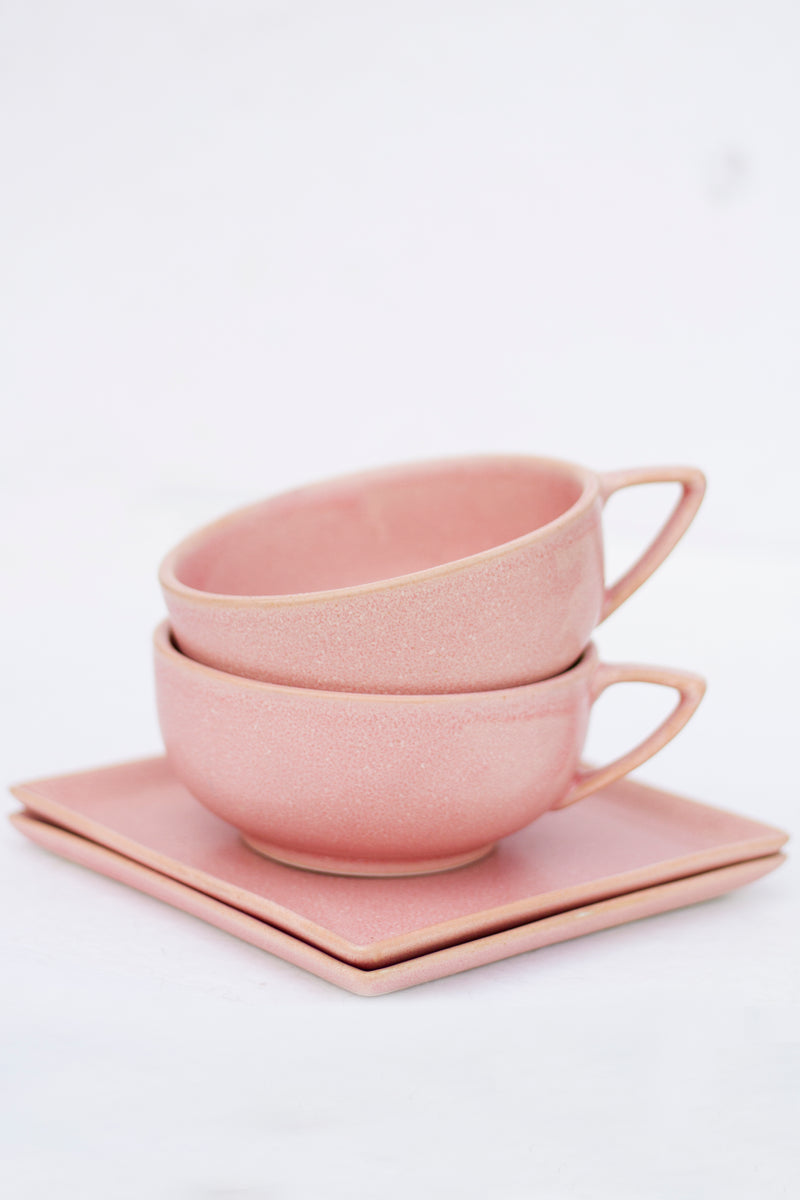 Cozy Coral Soup Set (Set of 2)