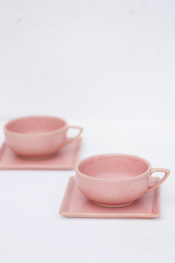 Cozy Coral Soup Set (Set of 2)