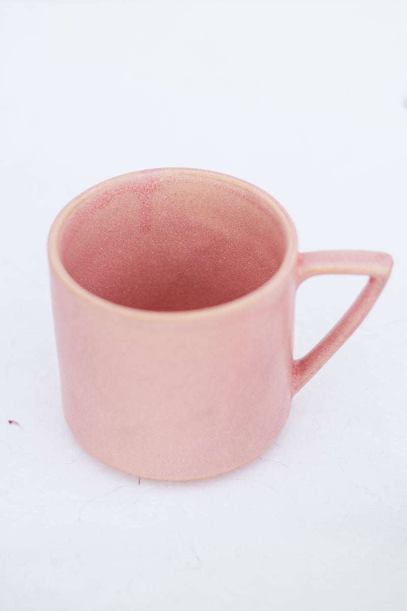 Cozy Coral Cafe Mug - Set of 2