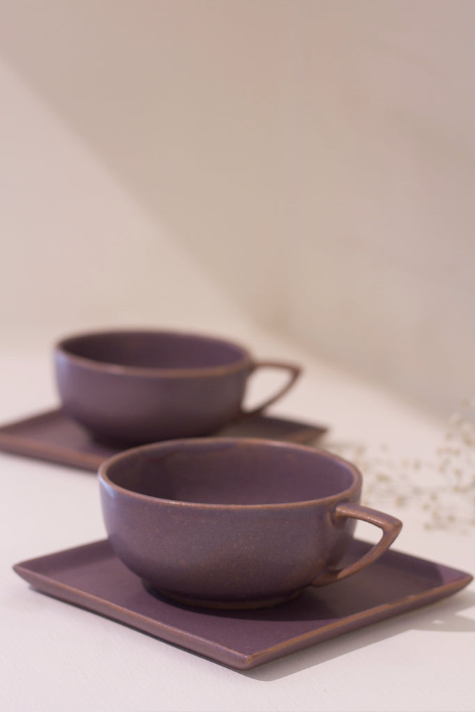 Musky Mauve Soup Set (Set of 2)