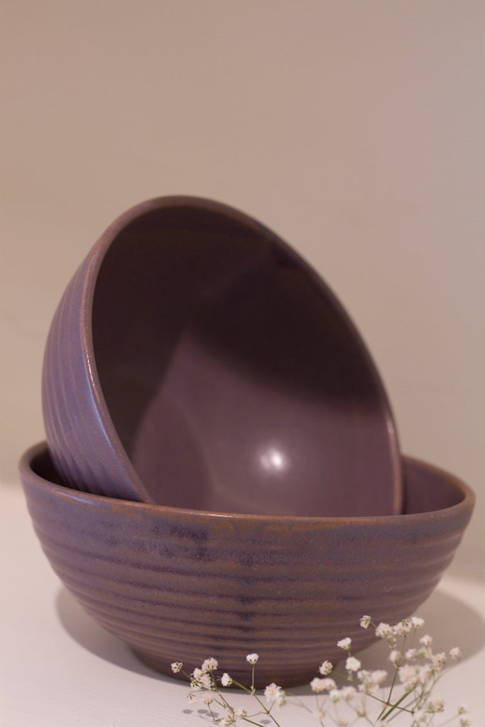 Tehueti Everyday - Musky Mauve Serving Bowl
